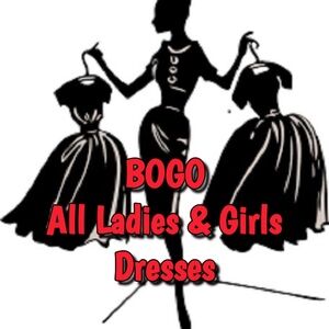 BOGO Ladies and Girls Dresses Sale